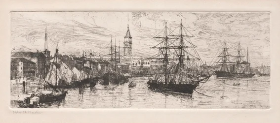 Sjöfarten och hertigpalatset, 1888.