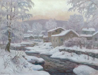 Vinter vid floden (målning)