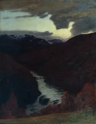Höst i bergen, ca 1890 (olja på duk)
