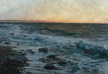 Innan en storm (olja på duk)