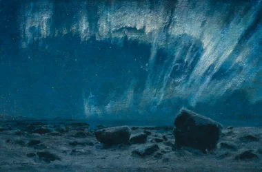 Norrsken (olja på duk)