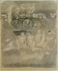 Vilande cyklist