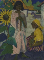 Zigenare med solrosor, 1927.