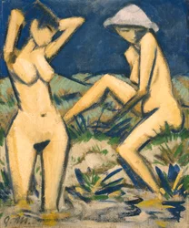 Bathers, ca 1920 (olja på duk)