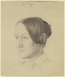 Porträtt av Emilie Scholderer, konstnärens mor