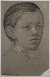 Barnporträtt av Wilhelm Amandus Beer