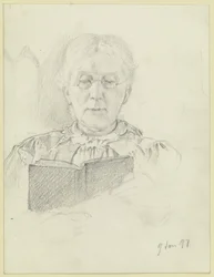 Luise Scholderer läser