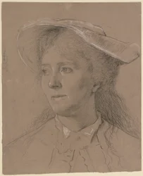 Porträtt av Luise Scholderer
