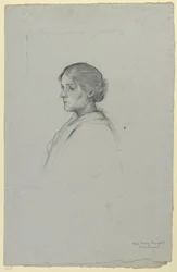 Porträtt av miss Fanny Kingdon