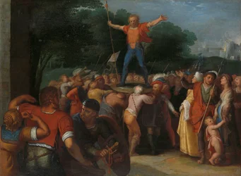 Brinno upphöjd på skölden Brinio är utsedd till Chief of the Caninifates (Brinio Raised on the Shield) en av en serie om tolv om batavernas uppror mot romarna