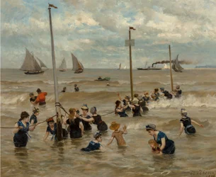 Bad vid havet, 1876.