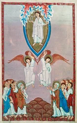 Ms 91 f.96 Himmelsfärd