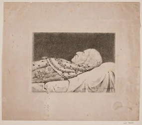 Frederik 6. på lit de parade