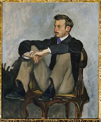 Pierre-Auguste Renoir, målare (olja på duk)