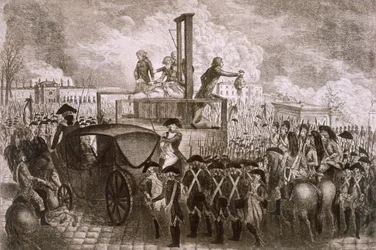 Avrättningen av Louis Capet XVI, 21 januari 1793 (heliograf)