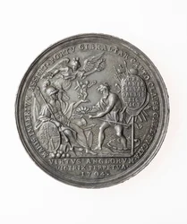 Medalj till minne av brittiska segrar, 1704 (silver)