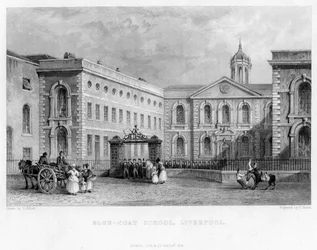 Blue-Coat School, Liverpool, 1834.