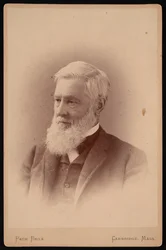 Porträtt av Asa Gray 1810-1888, mars 1887.