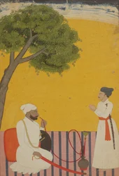 Porträtt av en prins, Jammu, Kashmir, 1760