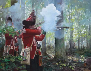 77th Highlanders, 2017 (olja på duk)