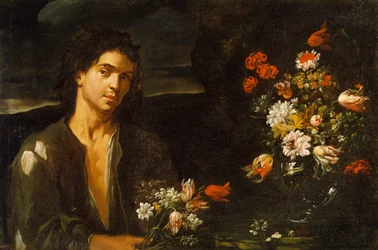 Självporträtt av Paolo Antonio Barbieri (1603-1649)