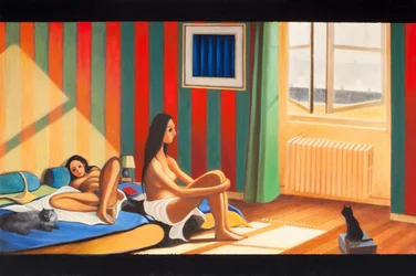 Love in the Afternoon, 2016 (olja på träpanel)