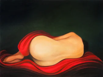 Söndagstristess, 2016 (olja på träpanel)