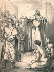 Peter predikar det första korståget, 1869