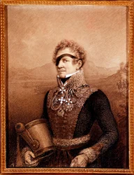 Adam Adalbert, greve av Neipperg General och österrikisk diplomat (teckning)