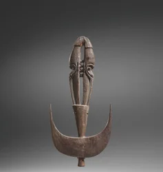 Upphängningskrok (Samban), Iatmul, Middle Sepik, Papua, Nya Guinea (trä)