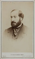 Porträtt av Emile Augier 1820-1889.