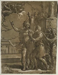 Tiburtinska Sibylla och kejsar Augustus, ca. 1527-153031.