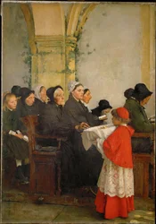 Le pain benit (olja på duk)