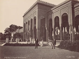 Gézyret Palace, Exteriör paviljong, 1870-talet.