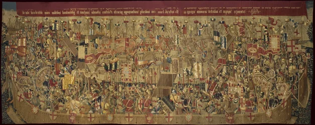 Pastrana-gobelängerna, tillverkning i Tournai, troligen från Passchier Greniers verkstad, ca 1471 - 1475 (gobeläng)