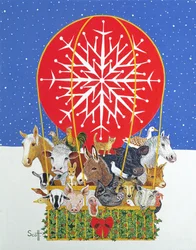 Christmas Journey (olja på duk)