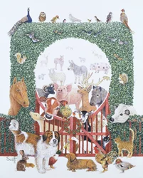 Peace and Goodwill (olja på duk)