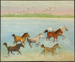 The Joy of Freedom, 2013 (akryl på kaliko)