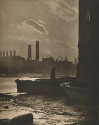 Old Queenhithe, en gång huvudbryggan i Londons hamn, c1935.