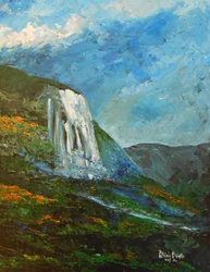 Caskad home, 2015 (akryl på artistboard)