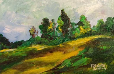 Furcy morning, 2015 (akryl på duk)
