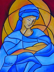 Maria full of grace, 2005 (akryl på duk)