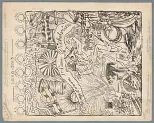 25-årsjubileum av Wilhelminas regering Jubileumsfirande 1898-1923 (titel på objekt)