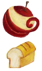 Fruit, 2021 (Akryl på papper)