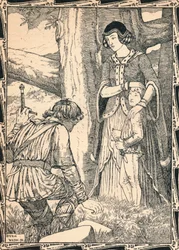 Margareta och rånaren, 1902