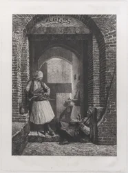 Arnaut Guardhouse i Kairo, 1868., 1868.