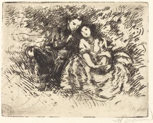 Amorous Conversation Conversation amoreuse, 1913.