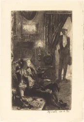 Iza sover Izas sömn, 1885.