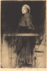 Kvinna med en Cape La Femme a la Pelerine, 1889.
