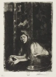 Kvinna med en vas, 1894